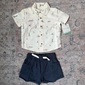 Little Planet Organic Cotton Nautical Coastal Outfit